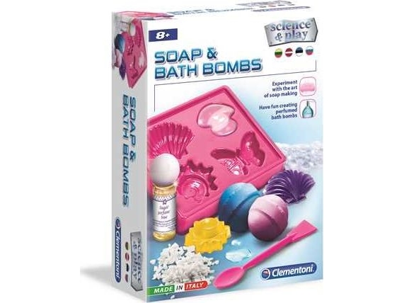 Clementoni Set Zur Herstellung Von Seifenbomben (Lt+En+Ee), 50540
