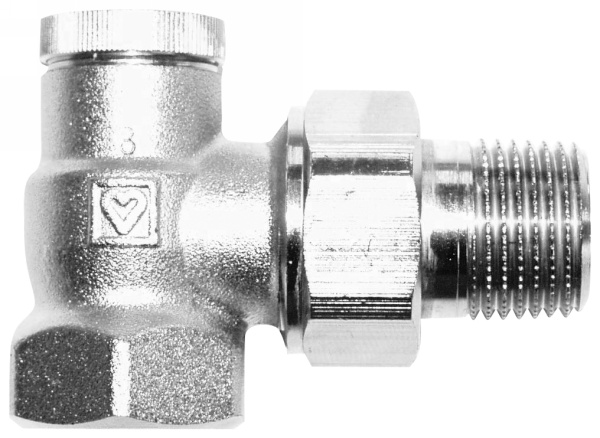 Herz Rl-1 3/4" Vinkelformet Returventil Til Radiatorer 1372442