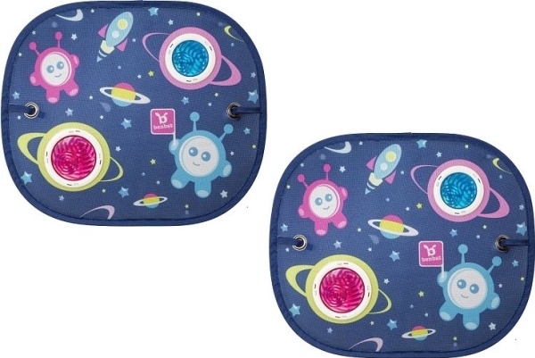 Benbat Runder Sonnenschirm - Cosmic Collection 2 Stück