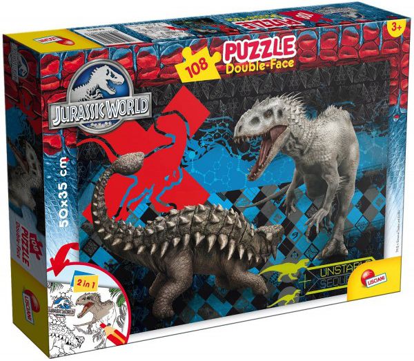Lisciani Mal-Puzzle „Jurassic World“, 108 Teile (304-48632)