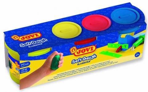 Minkšta modeliavimo masė JOVI BLANDIVER, 3 spalvos