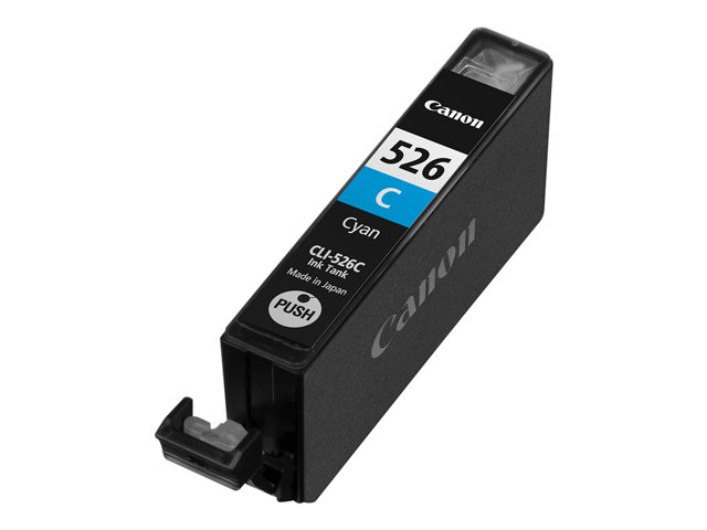 Canon Cli-526C - 9 Ml - Cyan - Original - Blækbeholder - For Pixma Ip4950, Ix6550, Mg5250, Mg5350, Mg6150, Mg6250, Mg8150, Mg8250, Mx715, Mx885, Mx89