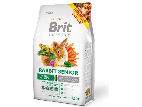 Brit ANIMALS 300 g KRÓLIK SENIOR COMPLETE | Sällskapsdjur - Gnagare - Mat | GameStuff