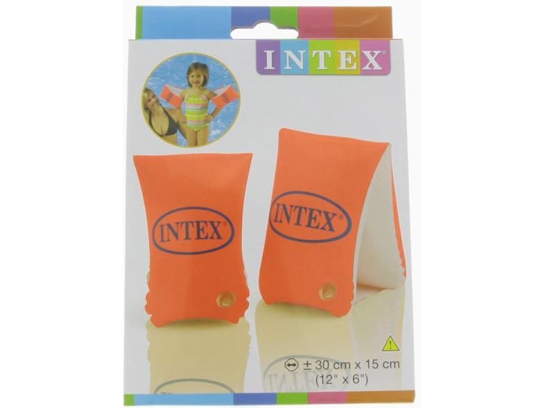 Intex badärmar 30x15cm (58641) | Utomhusleksaker - Glasögon & Dykmaske - Badvingar & badringar | GameStuff