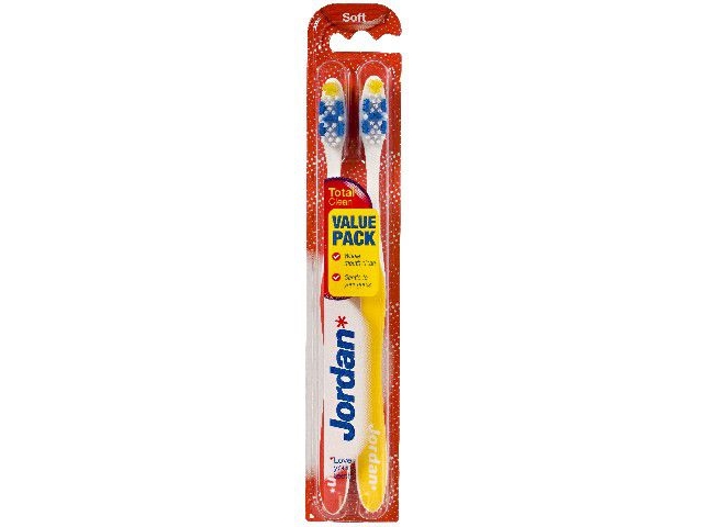 Jordan Szcz.Total Clean Bürstenköpfe 2Er-Pack
