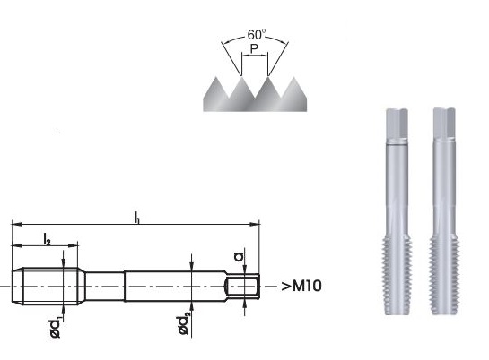 Fanar Handgewindebohrer M16 2 Stück (A1-220001-0160)