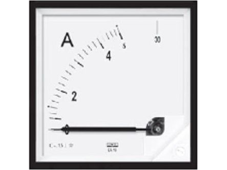 Lumel analog panelamperemeter 800/400 A til trafo 400/5 A, 72 x 72 mm, IP50, C3, K=90, vinkel 90° (EA17N F42100000000)