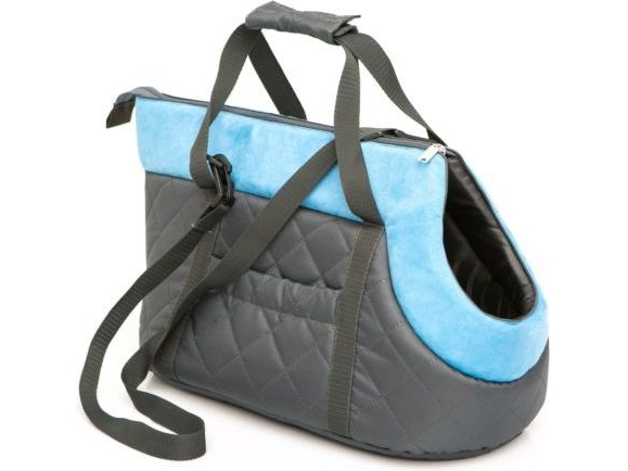 Hobbydog R1 Tasche Schwarz Mit Türkisfarbenem Schimmer (Nubuk)