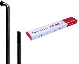 Cn Spoke Speichen Std14 2,0-2,0-2,0 Edelstahl 282 Mm Schwarz + Nippel 144 Stk. (Cn-Std282c)