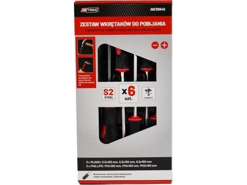 Aw-Tools Awtools Ratukų Rinkinys 6 Vienetų Mušti (Aw36946)