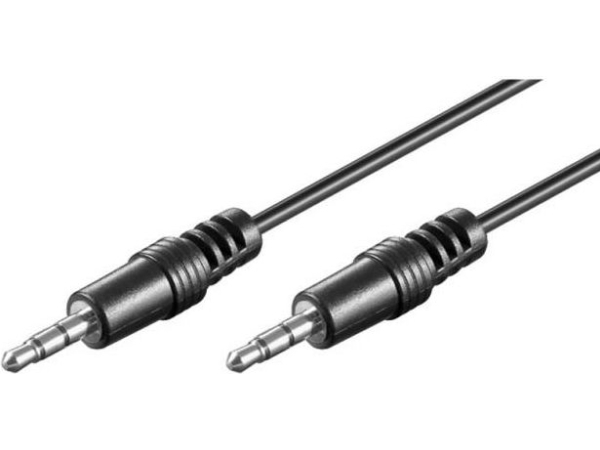 Manhattan Jack 3,5 Mm - Jack 3,5 Mm Kabel 0,6 M Sort (907156)