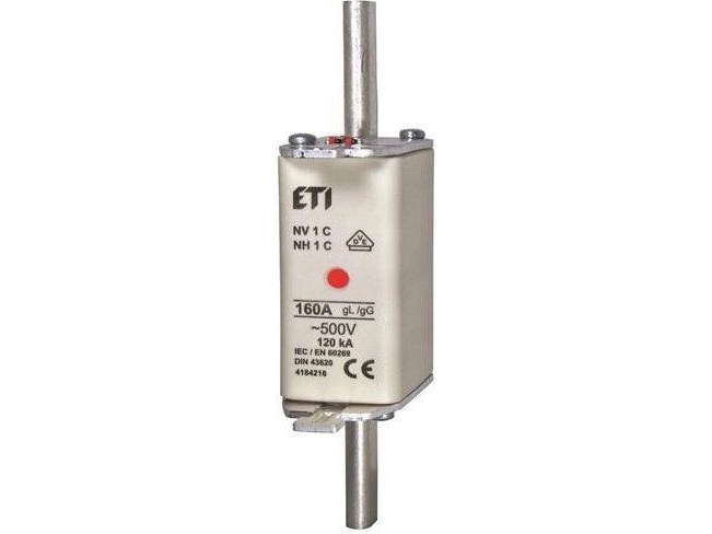 Eti-Polam industrisikring kombi NH1C gG 16A/500V WT-1C (004184205)