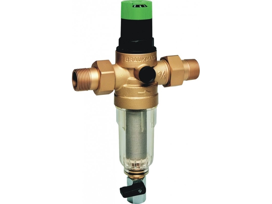 Honeywell FK06-3/4AA Mini-Plus filter med 3/4 trykregulator og skylning
