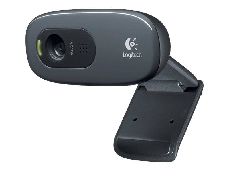 Logitech Hd Webcam C270, 3 Mp, 1280 X 720 Pixel, 30 Fps, Usb, Schwarz, 76,2 Mm
