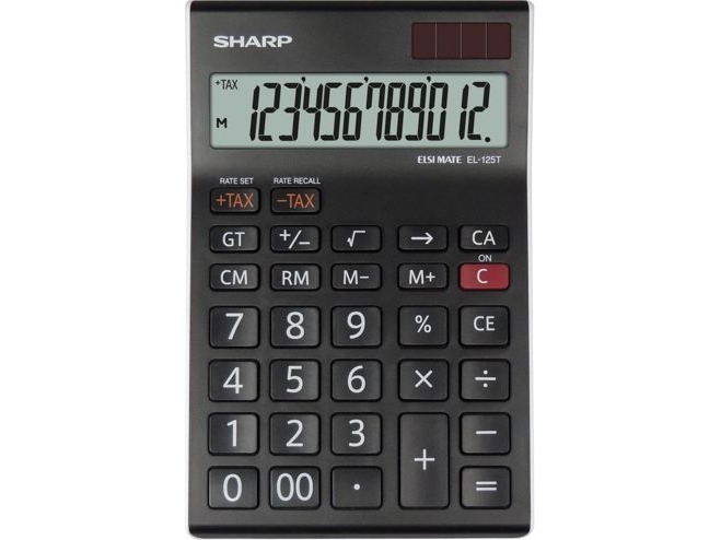 Sharp Tischrechner El125twh Solar (El125twh)