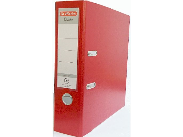 A4 8 Cm Pp-Ringbind Rød Q-File