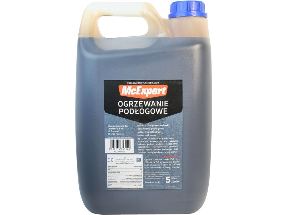 McExpert plastificator til gulvvarme 5 l [jm.SZT] - MC-500-0450