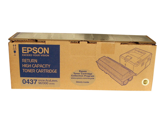 Epson 0437 - Høj Kapacitet - Sort - Original - Tonerpatron Epson Return Program - For Aculaser M2000d, M2000dn, M2000dt, M2000dtn