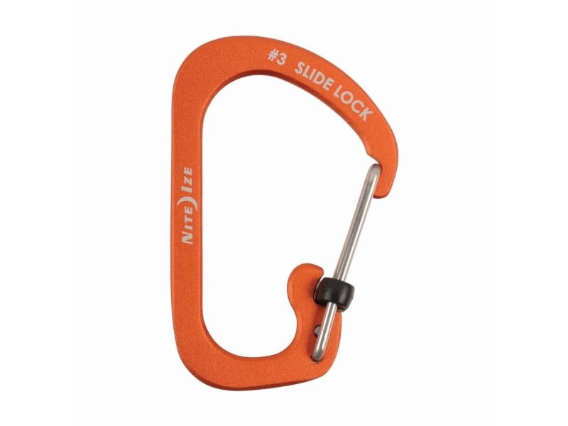 Nite Ize Slidelock Karabiner #3 Aluminium Orange (Csla3-19-R6)