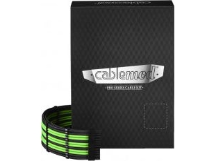 CableMod-kaapelit, musta ja vihreä (ZUAD-927)