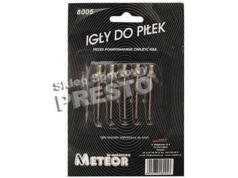Meteor Nadel Für Pumpe 8 Mm 5 Stk (39001)