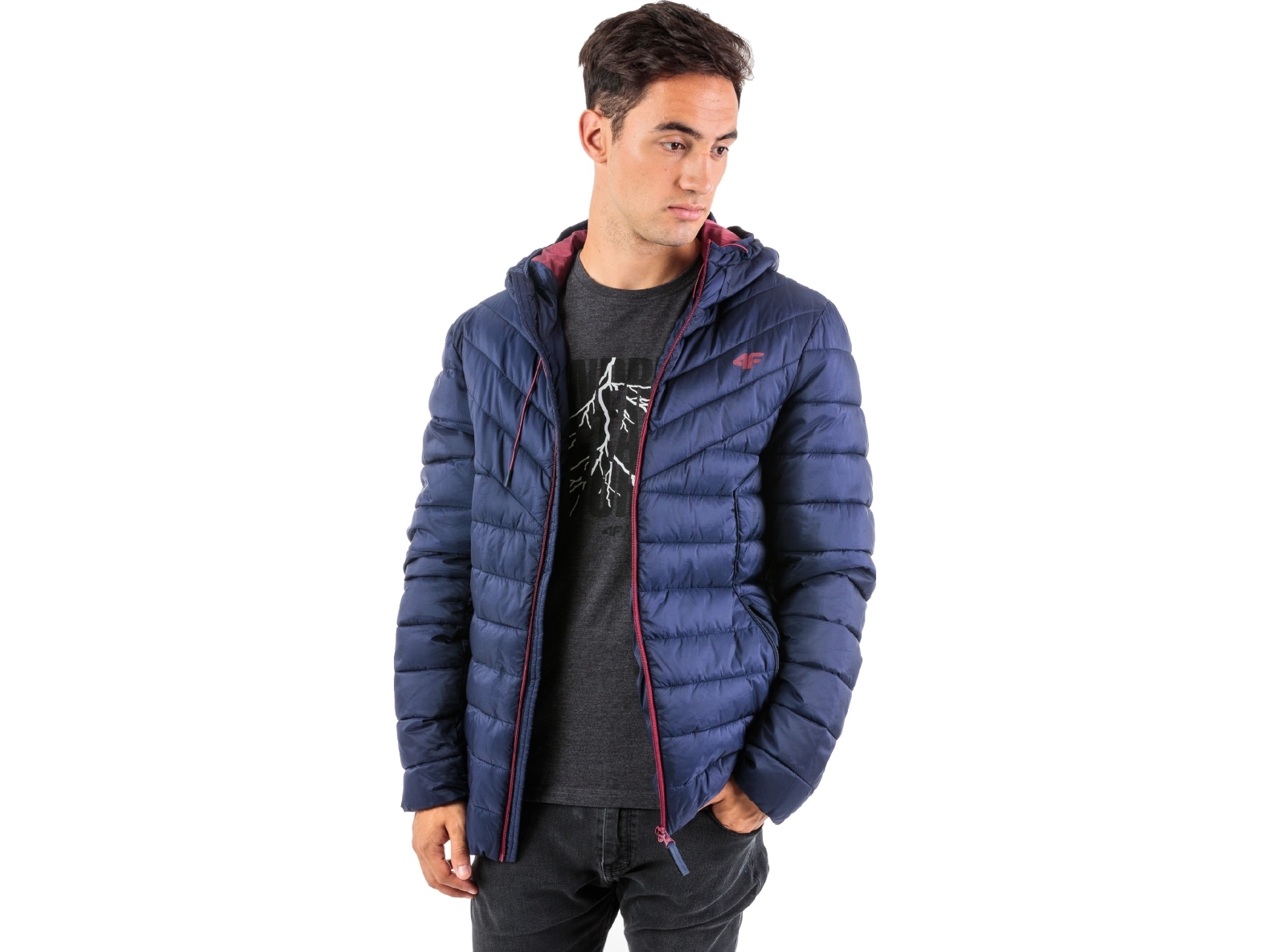 Miesten takki 4f laivastonsininen r. M