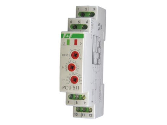 F&F Tidsrelæ 230V/24V Ac/Dc - Pcu-511 Duo