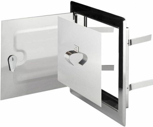 AWENTA inspektionslåge i rustfrit stål 150 x 250 mm (DMNW49)