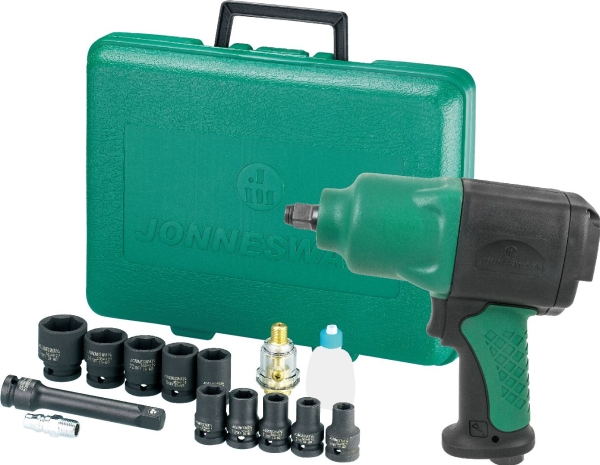 JONNESWAY 1/2 1356Nm PNEUMATIC ACTUATOR + CAPS + CASE JAI-1114K