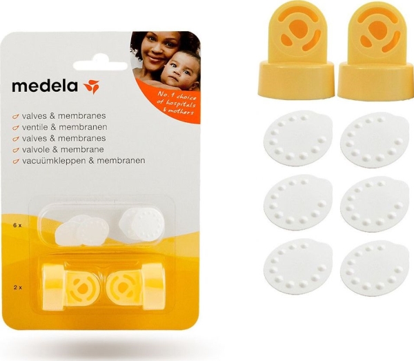 Medela Ersatzventile Und Membranen 1X6 + 2 Stk.