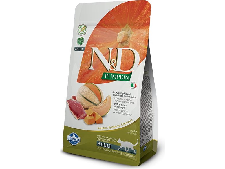 Farmina N&Ampd Pumpkin Cat Duck And Cantaloupe Melon Adult - Trockenfutter Für Kätzchen - 300 G