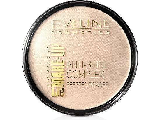 Eveline Art Make-Up Anti-Shine Complex Pressed Powder - 32 Natural, 14G