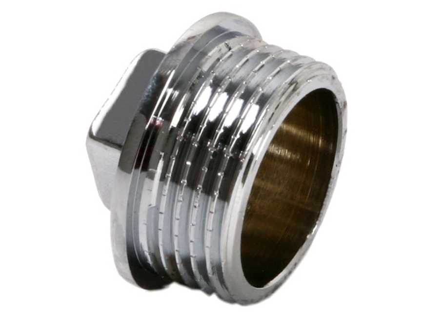 Messingstopfen 3/4 Chrom Ferro