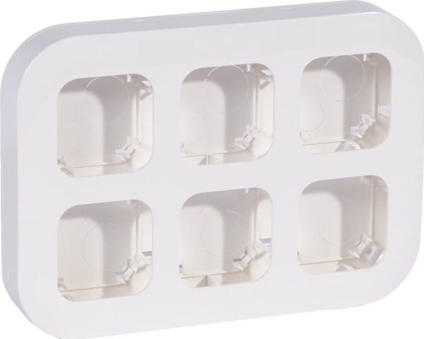 Legrand 6-Dobbel Arbejdsstation Forix Hvid - 782496