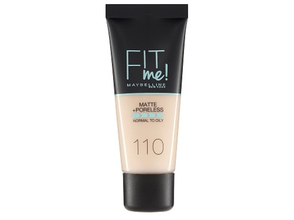 Maybelline Fit Me Matte &Amp Poreless Foundation 110 Porcelain 30Ml