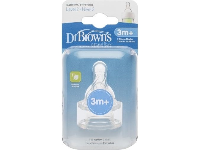 Dr. Browns Standard Pacifier 3m + 2 pieces (QU0034)