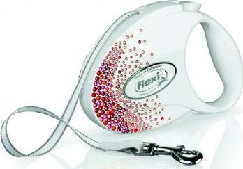 Flexi Hundeleine Glam Splash Orient Weiß 3 M