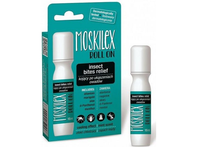 Dermo Pharma Moskilex Roll On 15Ml - Til Mennesker, Der Lindrer Efter Insektstik