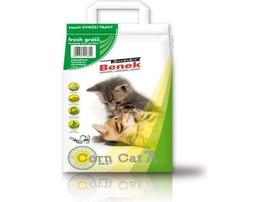 Certech Super Benek Corn Cat Fresh Grass - Klumpende Maisstreu 7 L