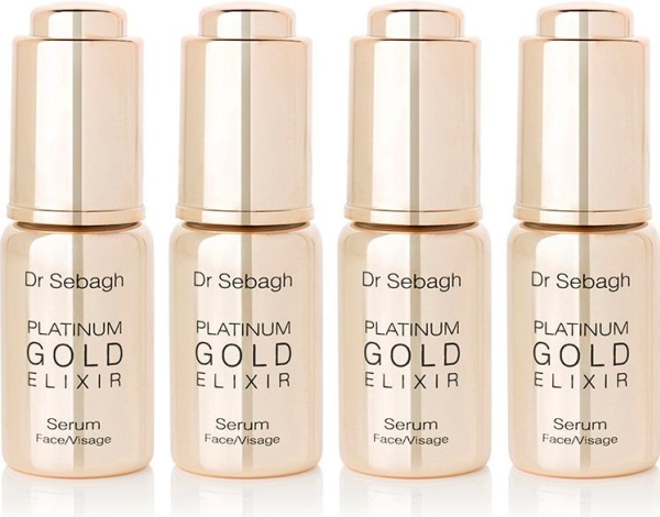 Dr Sebagh Platinum Gold Anti-Aging Day Ampullen Serum Für Das Gesicht (4 Stk, 10 Ml)