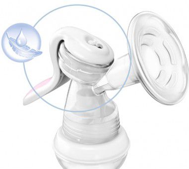Chicco Naturalfeeling Manual Breast Pump 79890 + Breast Pads 60Pcs