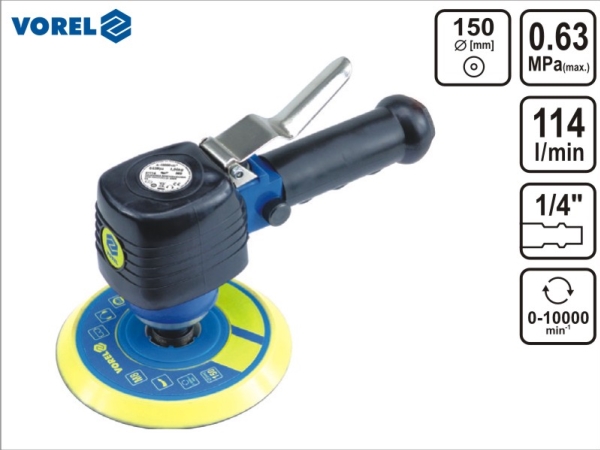 Vorel Exzenter-Pneumatik-Sandler 150Mm 81114