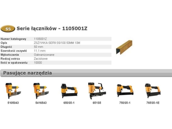 BOSTITCH ZSZYWKI S5 50 mm 10M bredd 11,1 mm... | Elverktyg - DIY - Akku Verktyg - Övrigt verktyg | GameStuff
