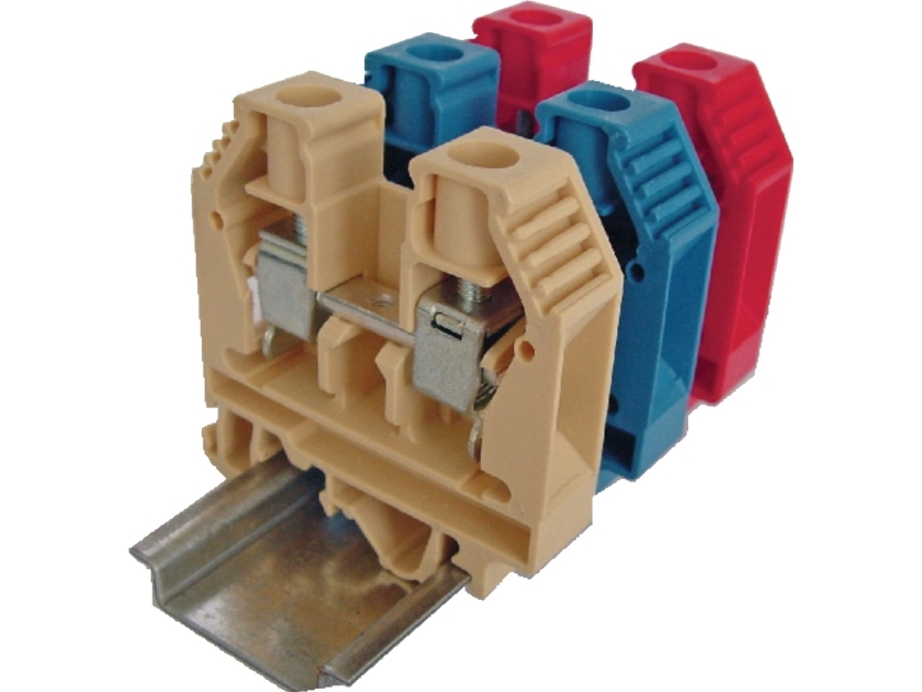 Eti-Polam Schienenverbinder Schraubklemme 10Mm2 Rot Vs 10 Pa+ (003901103)