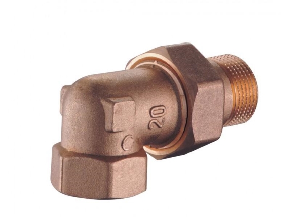 Kfa Vinkelskrue 1" Messing 814-012-25