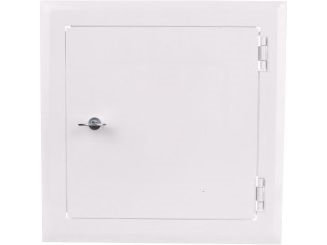 Awenta revisionslåge i metal hvid 140 x 140 mm (DMW81)