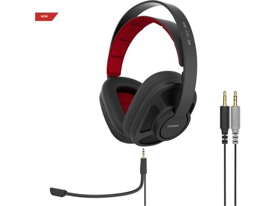 Koss Gmr-545-Air, Kabelgebunden, Gaming, 15 - 22000 Hz, Kopfhörer, Schwarz, Rot