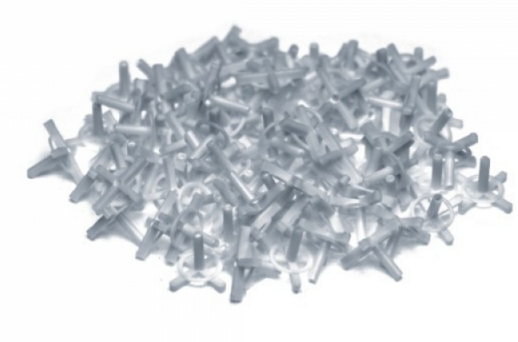 Dedra afstandsstykker med holder 2 mm 100 stk. (DED02U020)