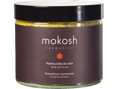 Mokosh Cosmetics Body Salt Scrub Orange & Cinnamon Peeling Solny Do Ciała Pomarańcza Z Cynamonem 300G