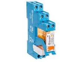 Schnittstellenrelais Mit Sockel Und Halterung, S4c, 2P, 8A, 230V Ac, Mit Led